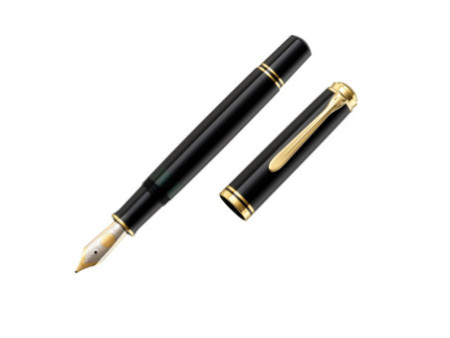 Pelikan Stylo plume 'Souverän 1000', noir/or, M