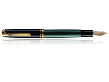 Pelikan Stylo plume 'Souverän 1000', noir/vert, F
