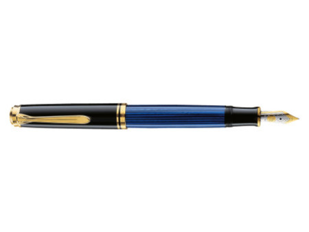 Pelikan Stylo plume 'Souverän 600', noir/bleu, EF