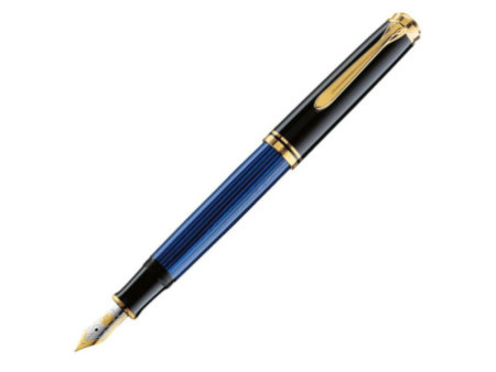 Pelikan Stylo plume 'Souverän 600', noir/bleu, EF