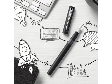 PARKER Stylo plume VECTOR XL, noir mat métallisé C.T.