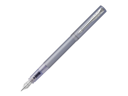 PARKER Stylo plume VECTOR XL, bleu argent mat métallisé C.T.