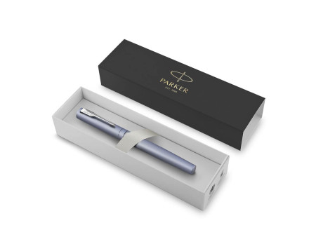 PARKER Stylo plume VECTOR XL, bleu argent mat métallisé C.T.