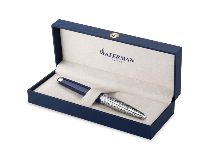 WATERMAN Stylo à plume Carène L'Essence du Bleu, Bleu C.T.