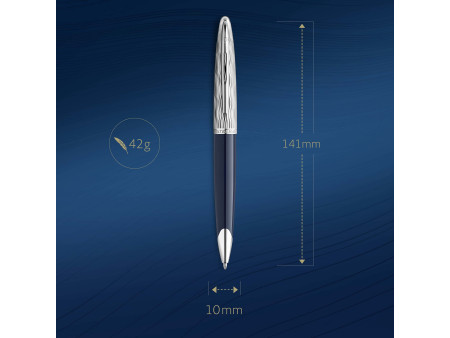 WATERMAN Stylo à bille Carène L'Essence du Bleu, Bleu C.T.