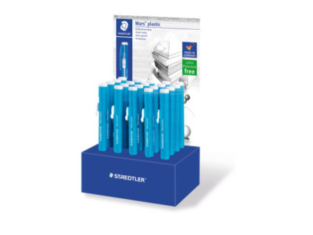 STAEDTLER Stylo-gomme Mars Plastic, présentoir carton de 20