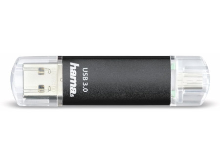 hama Clé USB 3.0 'Laeta Twin', 32 GB, noir