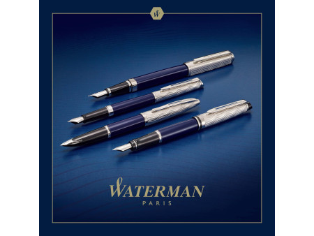 WATERMAN Stylo à plume Expert L'Essence du Bleu, Bleu C.T.