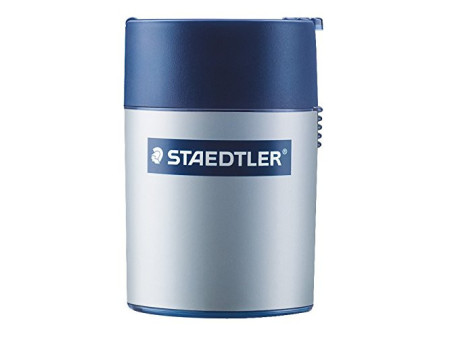 STAEDTLER Taille-crayon avec réservoir, rond, argenté