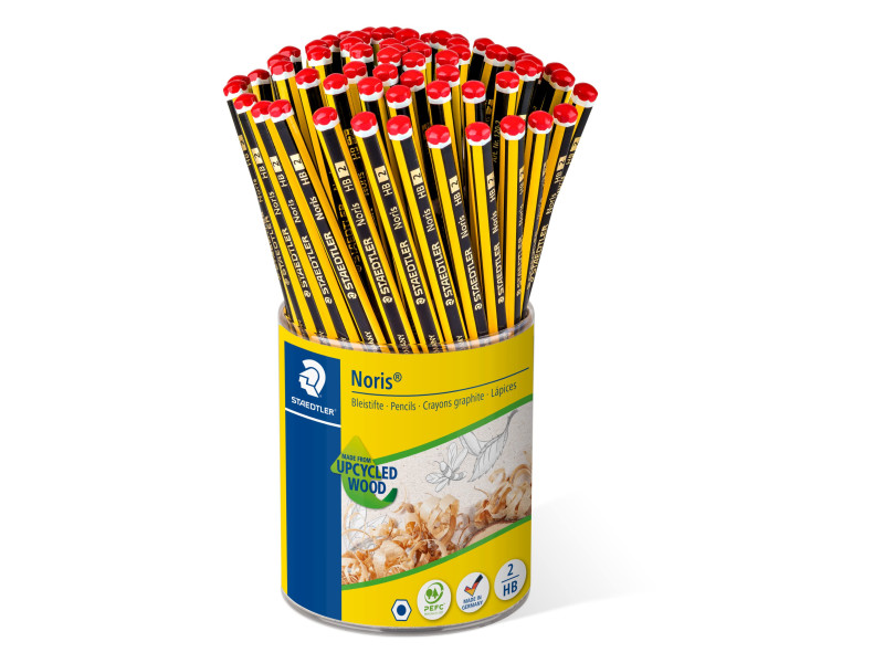 STAEDTLER Crayon de papier Noris, hexagonal, pot de 72