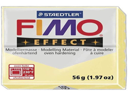FIMO SOFT Pâte à modeler, à cuire, 57 g, vanille pastel