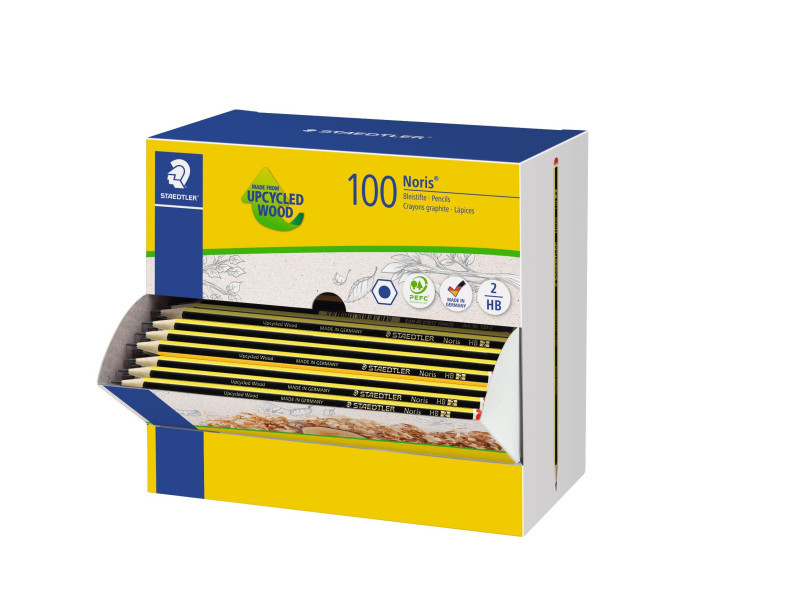 STAEDTLER Crayon, hexagonal, présentoir de 100 pièces