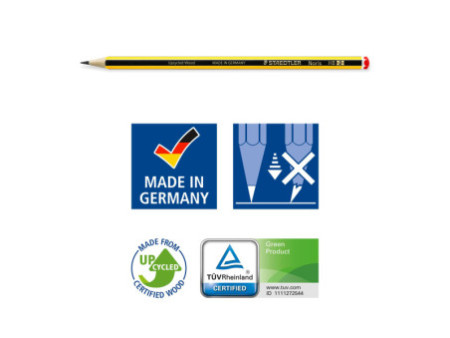STAEDTLER Crayon, hexagonal, présentoir de 100 pièces