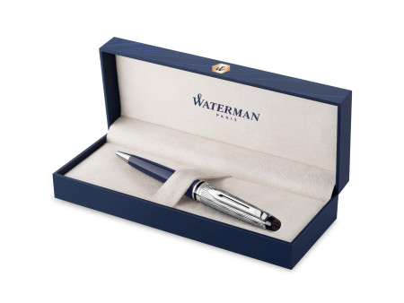 WATERMAN Stylo à bille Expert L'Essence du Bleu, Bleu C.T.