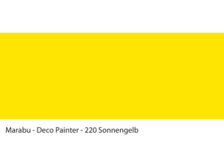 Marabu Marqueur acrylique 'Deco Painter matt', jaune soleil