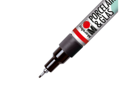Marabu Marqueur pour porcelaine 'Porcelain Painter', noir