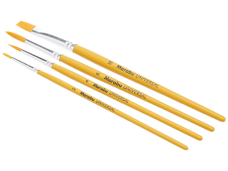 Marabu Kit de pinceaux synthétiques Universal