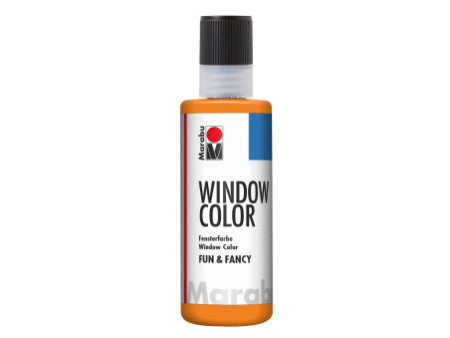 Marabu Window Color 'fun & fancy', 80 ml, orange, peinture