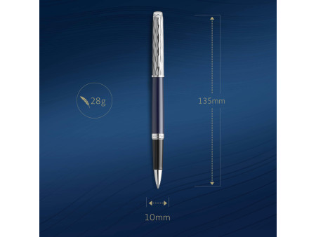 WATERMAN Stylo roller Hémisphère L'Essence du Bleu, Bleu C.T