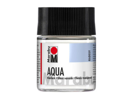 Marabu Vernis transparent Aqua, très brillant, 50 ml