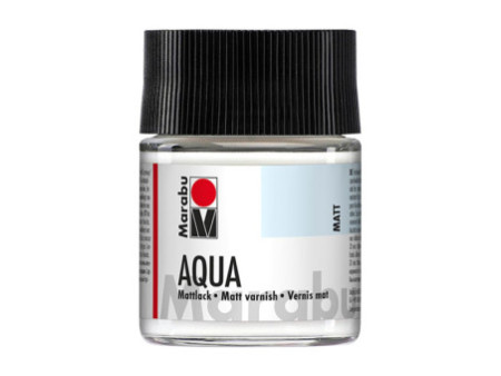 Marabu Vernis mat Aqua, mat, 50 ml, en flacon de verre