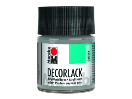 Marabu Vernis acrylique 'Decorlack',argent métallique,50ml