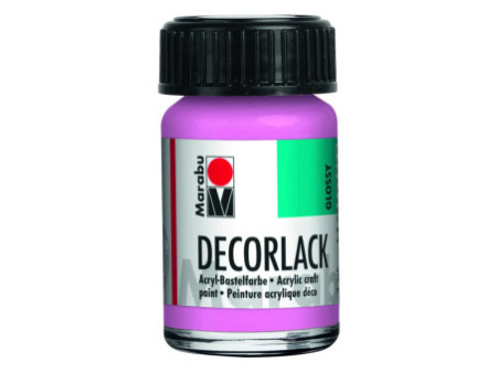 Marabu Vernis acrylique 'Decorlack', rose, 15 ml,