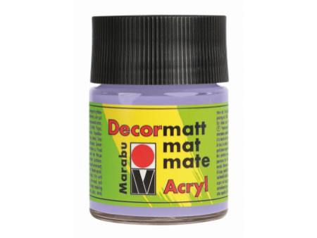 Marabu Peinture acrylique 'Decormatt', lavande, 50 ml,