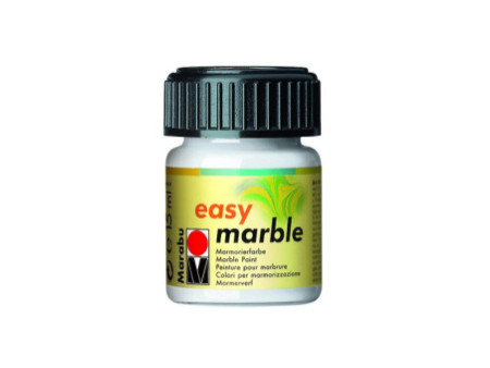 Marabu Peinture à marbrer 'Easy Marble', 15 ml, blanc