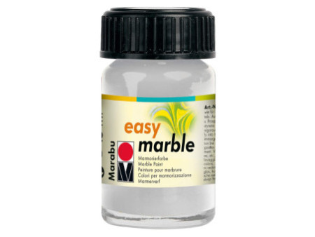 Marabu Peinture à marbrer 'Easy Marble', 15 ml, argent