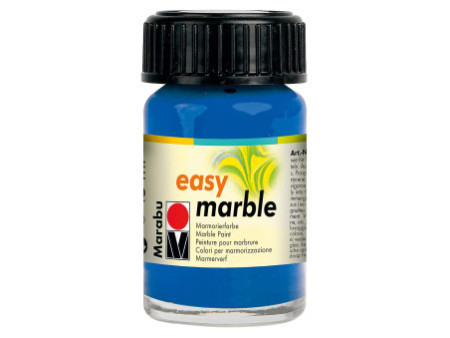 Marabu Peinture à marbrer 'Easy Marble', 15 ml, bleu azur