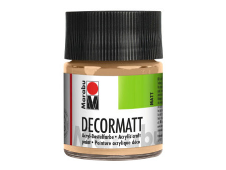 Marabu Peinture acrylique 'Decormatt', couleur chair, 50 ml,