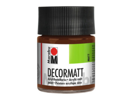 Marabu Peinture acrylique 'Decormatt', marron clair, 50 ml,