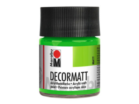 Marabu Peinture acrylique 'Decormatt', vert jaunâtre, 50 ml,