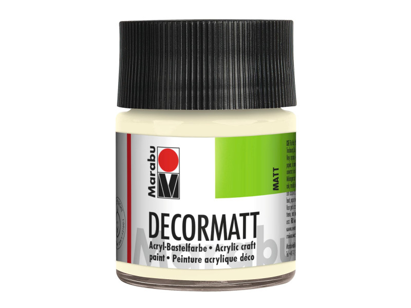 Marabu Peinture acrylique 'Decormatt', ivoire, 50 ml,