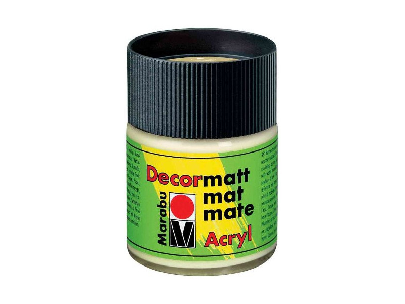 Marabu Peinture acrylique 'Decormatt', or métallique, 50 ml,