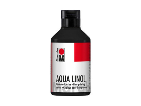 Marabu Couleur pour linogravure Aqua, 250 ml, noir
