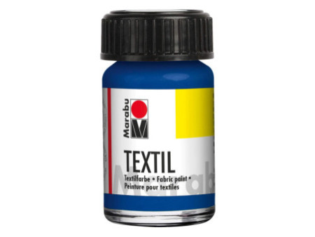 Marabu Peinture pour tissu 'Textil', 50 ml, bleu moyen