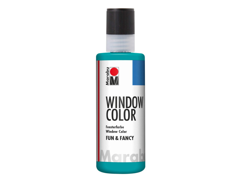 Marabu Window Color 'fun & fancy', 80 ml, bleu turquoise