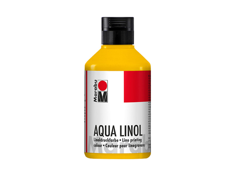 Marabu Couleur pour linogravure Aqua, 250 ml, jaune moyen