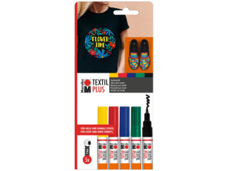 Marabu Marqueur pour textile 'Textil Painter Plus', blister