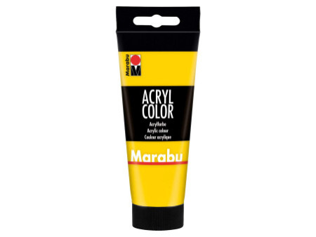 Marabu Peinture acrylique 'AcrylColor', jaune, 100 ml