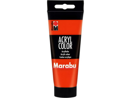 Marabu Peinture acrylique 'AcrylColor', rouge carmin, 100 ml
