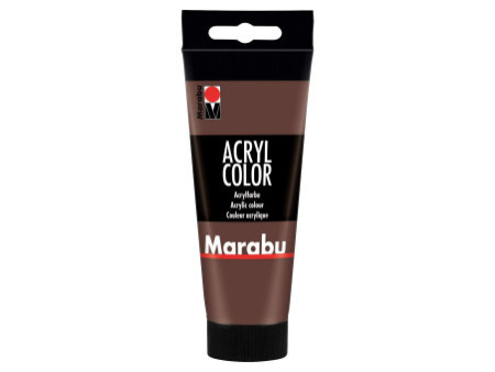 Marabu Peinture acrylique 'AcrylColor', marron moyen, 100 ml