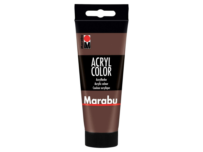 Marabu Peinture acrylique 'AcrylColor', marron moyen, 100 ml