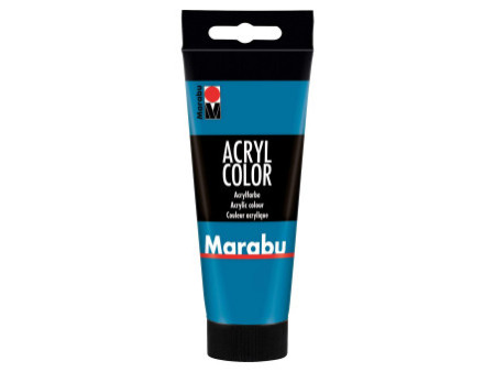Marabu Peinture acrylique 'AcrylColor', bleu cyan, 100 ml
