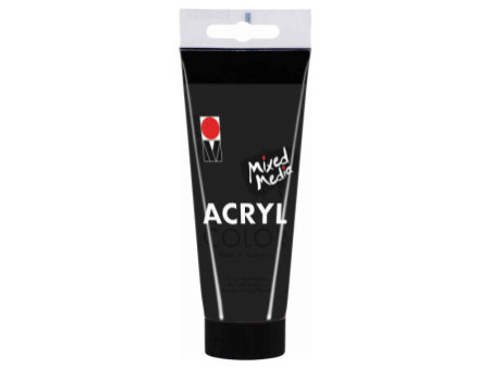 Marabu Peinture acrylique 'AcrylColor', noir, 100 ml