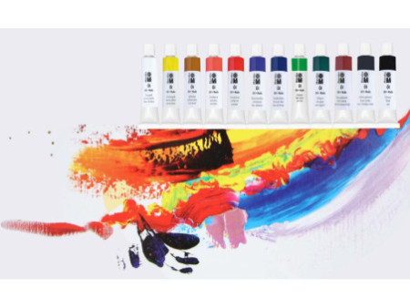 Marabu Peinture à l'huile, set de 12