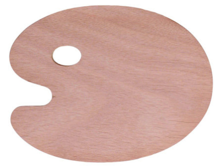 Marabu Palette de peinture, en bois, ovale