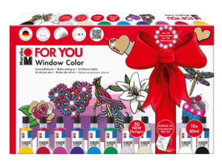Marabu Window Color 'fun & fancy', Kit FOR YOU